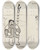 Triptych art skateboard deck of Carlo De Fornaro Mortals Immortals Pl43 by Carlo de Fornaro (1872-1949)