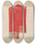 Triptych art skateboard deck of Ga Spangenberg Scarf by G.A. Spangenberg