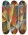 Triptych art skateboard deck of Arnold Topp Ohne Titel Untitled by Arnold Topp (1887-1945)