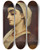 Triptych art skateboard deck of Frederic Leighton Portrait Of Stella by Frederic Leighton (1830-1896)