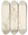 Triptych art skateboard deck of Christoffer Wilhelm Eckersberg Eckersbergs Kone Julie Og Datter Emilie by Christoffer Wilhelm Eckersberg (1783-1853)