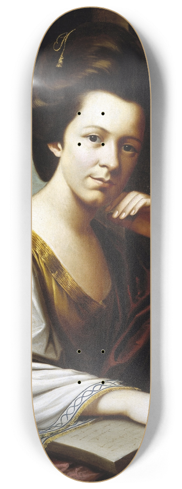 Henry Benbridge - Mrs. Charles Cotesworth Pinckney (Sarah Middleton) 8.25 inch art skate deck