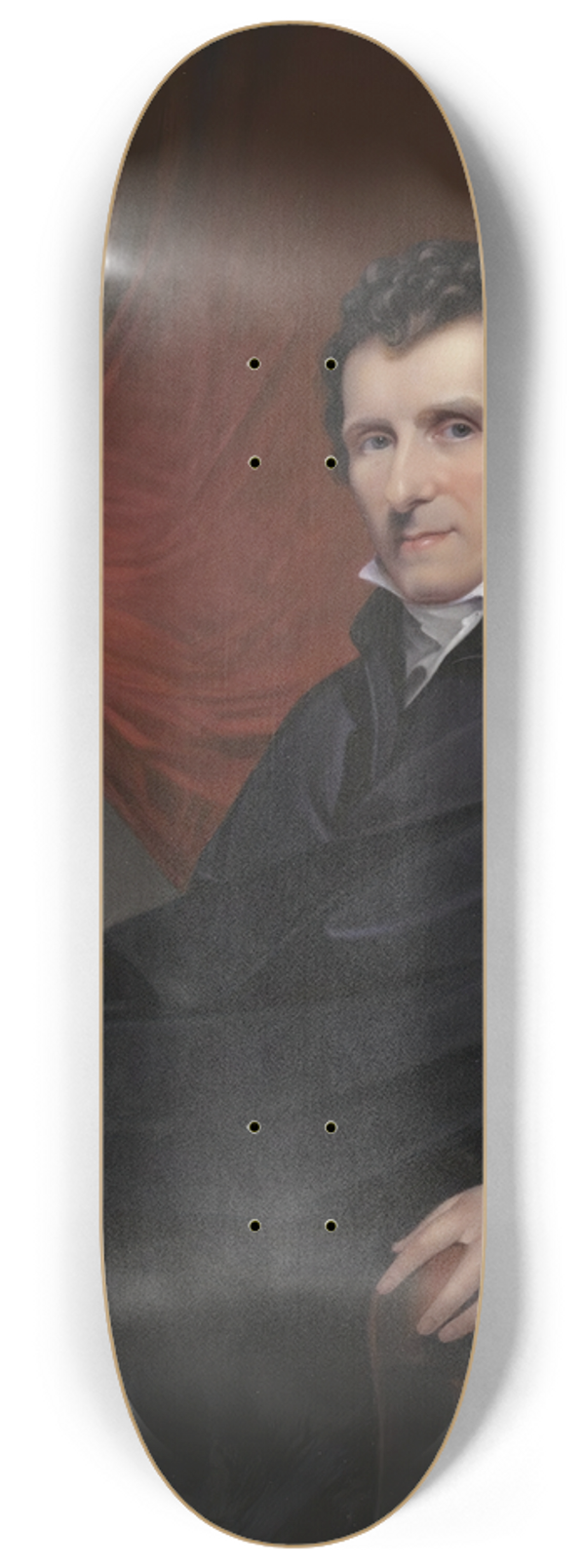 Henry Bone - Portrait of Antonio Canova 8.25 inch art skate deck