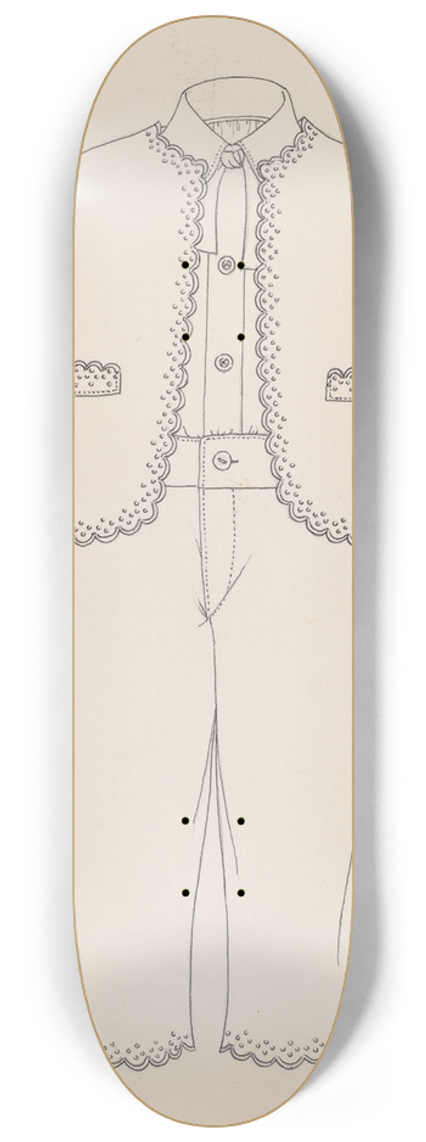 Henry De Wolfe - Boys Suit 8.25 inch art skate deck