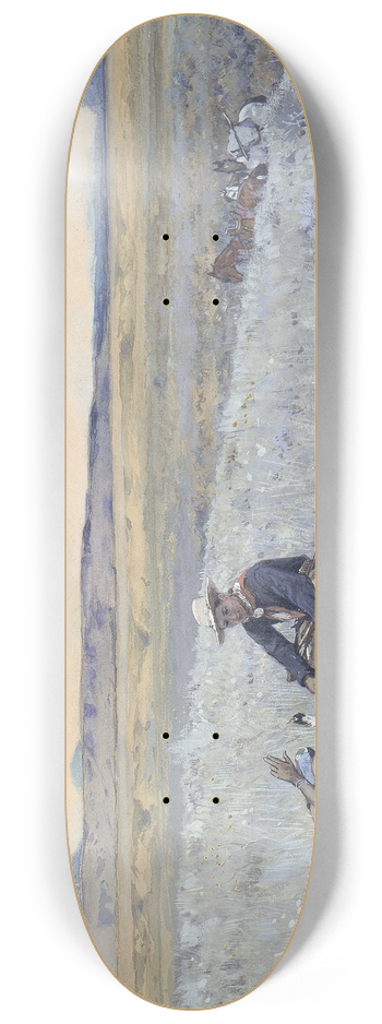 Henry Farny - Swapping Lies 8.25 inch art skate deck