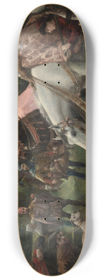 Henry Gnois - The Heron Hunting 8.25 inch art skate deck