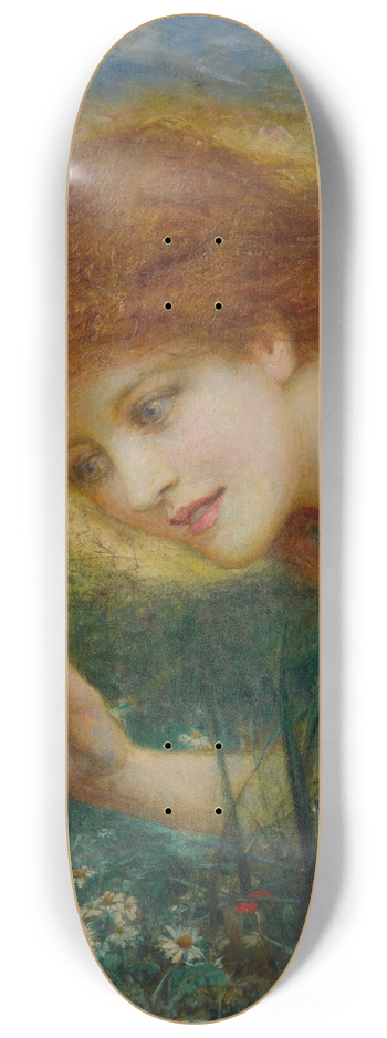 Henry John Stock - Discovering Daisies 8.25 inch art skate deck