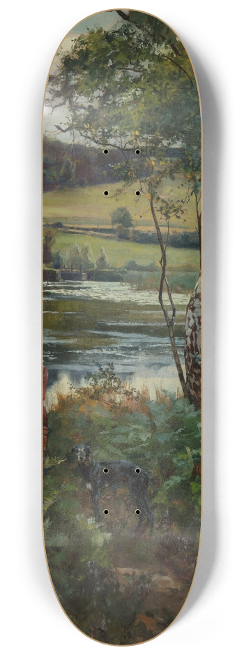 Henry John Yeend King - At waters edge 8.25 inch art skate deck