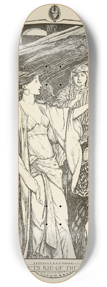 Henry Justice Ford - Dschemila gets rid of the Asss Head 8.25 inch art skate deck