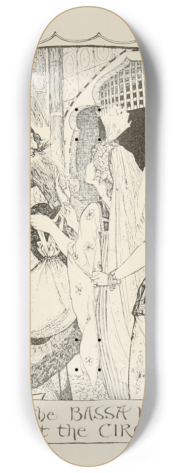 Henry Justice Ford - The Bassa laughs at the Circassians 8.25 inch art skate deck
