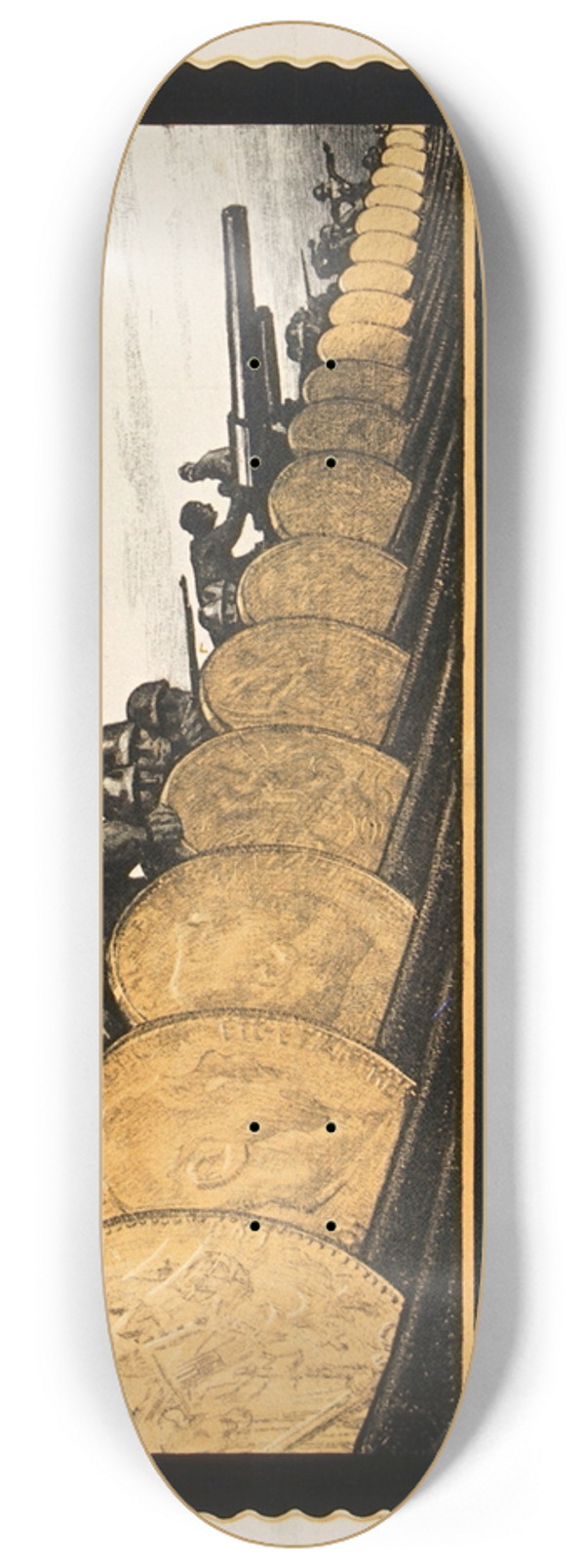 Alfred Offner - Wiener Kommerzial-Bank, Zeichnet 7. Kriegsanleihe 8.25 inch art skate deck