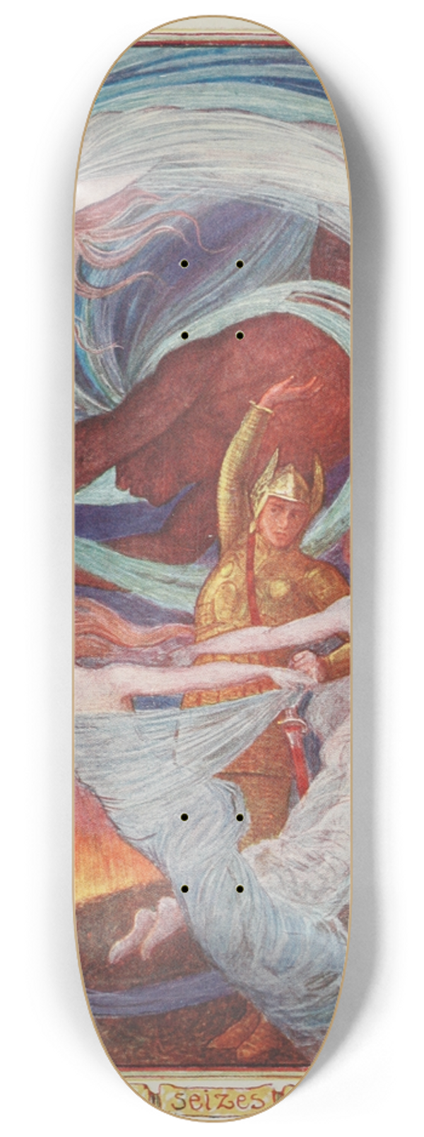 Henry Justice Ford - The Whirlwind seizes the Wreath 8.25 inch art skate deck