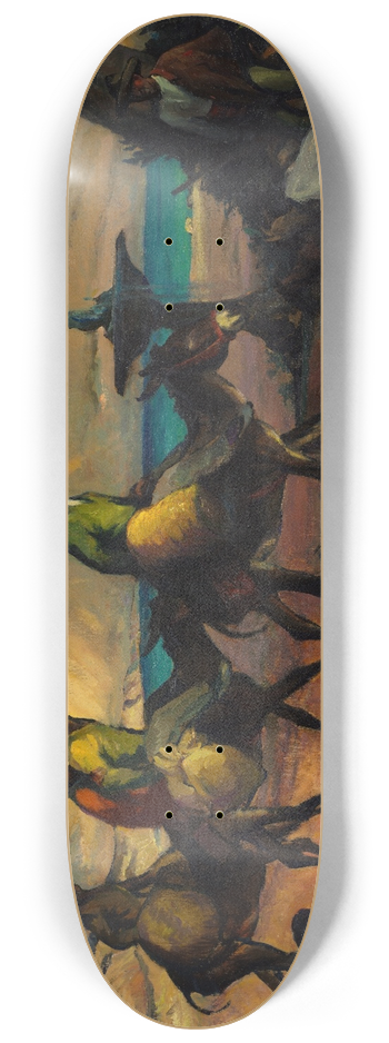 Henry Keller - The Road to the Sea 8.25 inch art skate deck