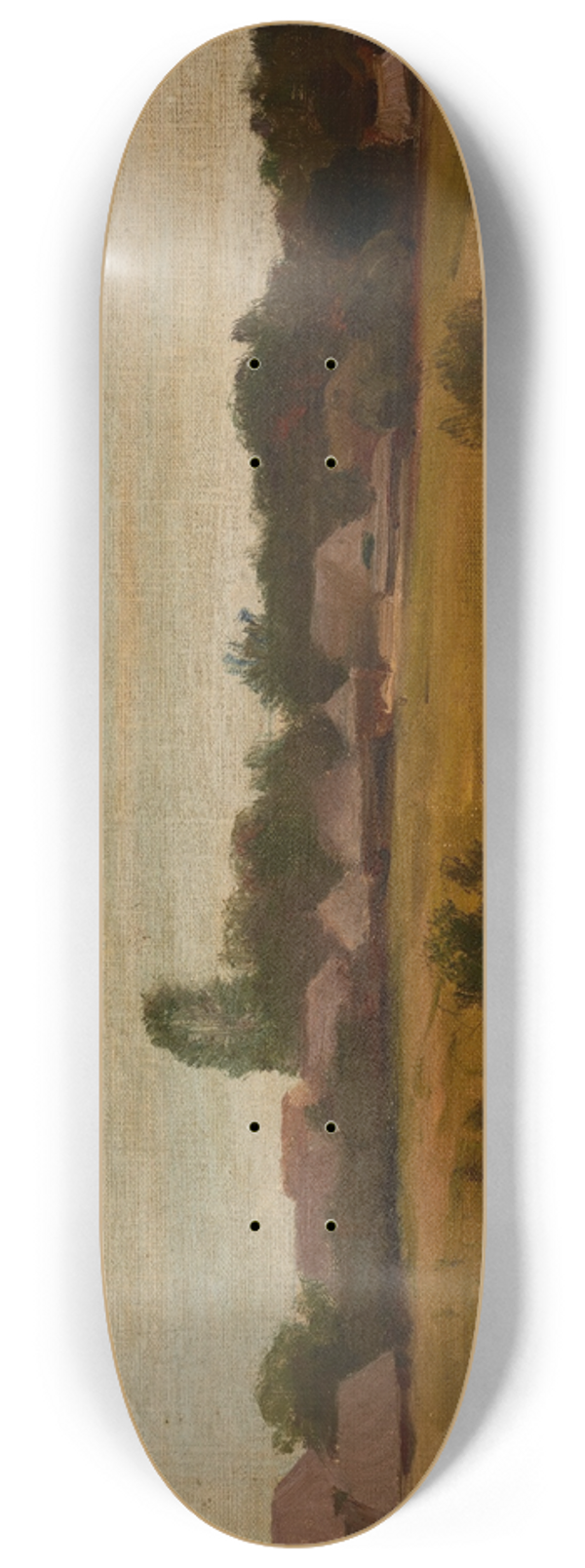 Henryk Grabiski - Village near Krakow 8.25 inch art skate deck