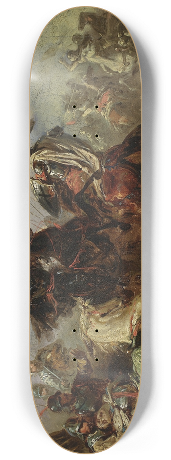 Henryk Pillati - Battle of Lithuanians with the Teutonic knights 8.25 inch art skate deck