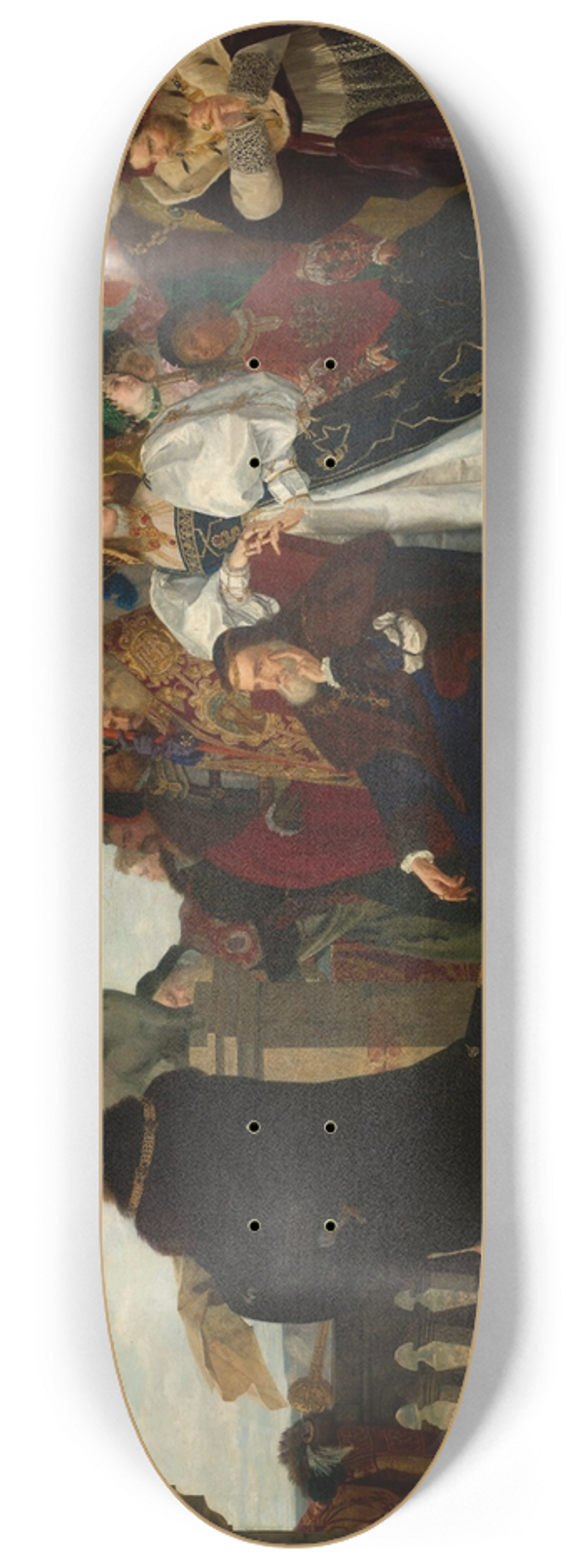 Henryk Rodakowski - Chicken War 8.25 inch art skate deck