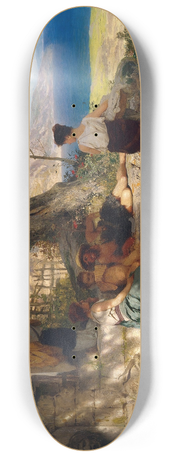 Henryk Siemiradzki - At the spring well 8.25 inch art skate deck