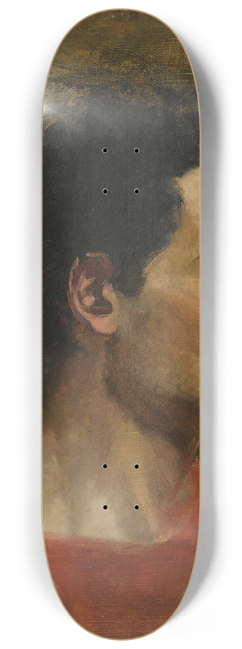 Henryk Siemiradzki - Man in profile 8.25 inch art skate deck