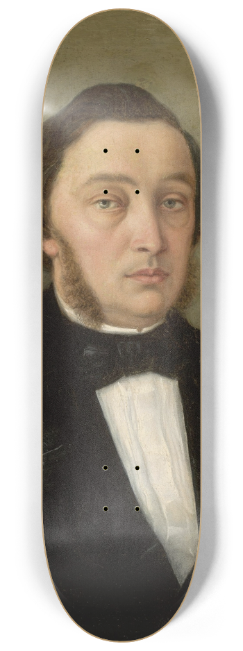 Henryk Siemiradzki - Portrait of a man with side-whiskers 8.25 inch art skate deck