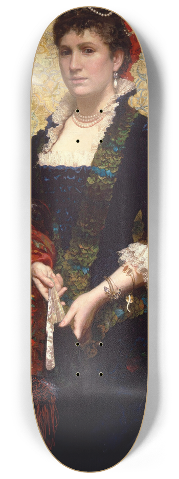 Henryk Siemiradzki - Princess Marie Lubomirska 8.25 inch art skate deck