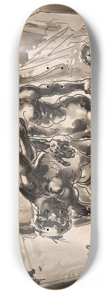 Alfred Ost - The Drunk 8.25 inch art skate deck