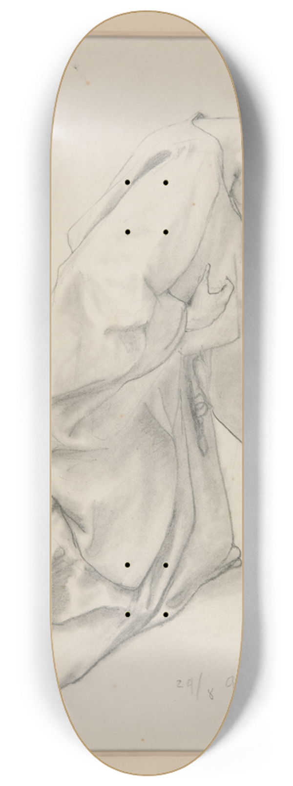 Alfred Parsons - MonkKneeling 8.25 inch art skate deck