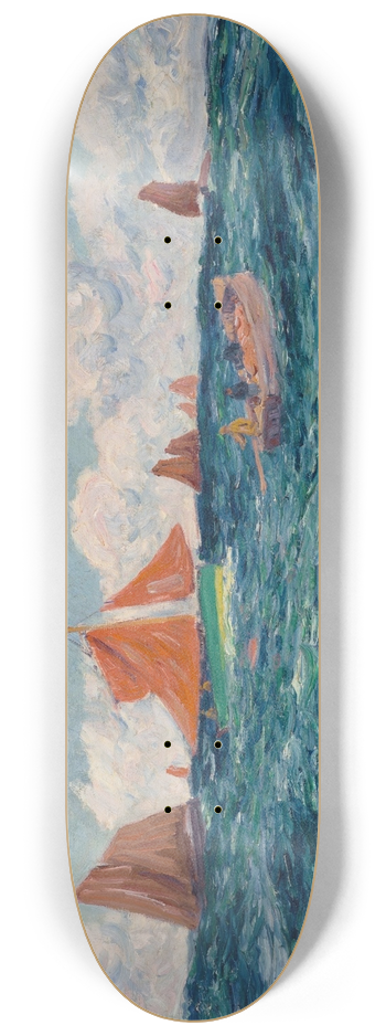 Henry Moret - Pcheurs au large 8.25 inch art skate deck