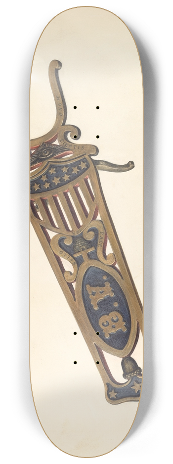 Henry Rasmusen - Brass Bootjack 8.25 inch art skate deck