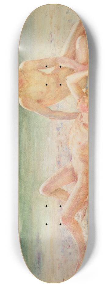 Henry Scott Tuke - Bathing Group (Noonday Heat) 8.25 inch art skate deck