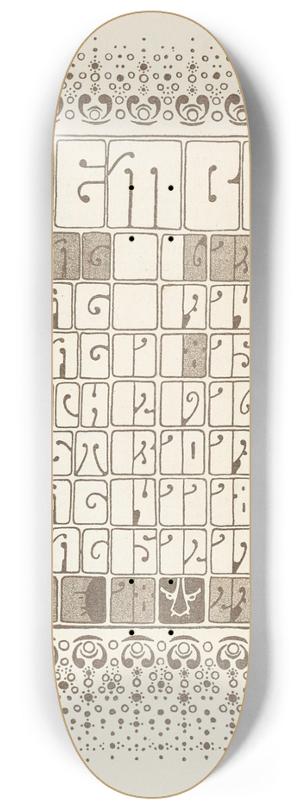 Alfred Roller - Dezember 8.25 inch art skate deck