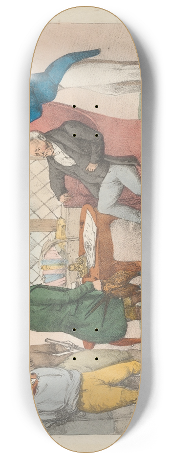 Henry Thomas Alken - The Justice 8.25 inch art skate deck