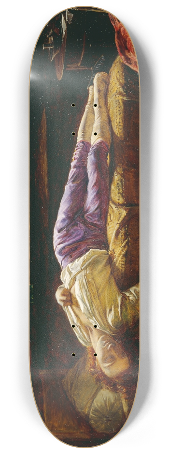 Henry Wallis - The Death of Chatterton 8.25 inch art skate deck