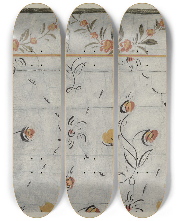 Triptych art skateboard deck of Martin Partyka Wall Decoration_2 by Martin Partyka