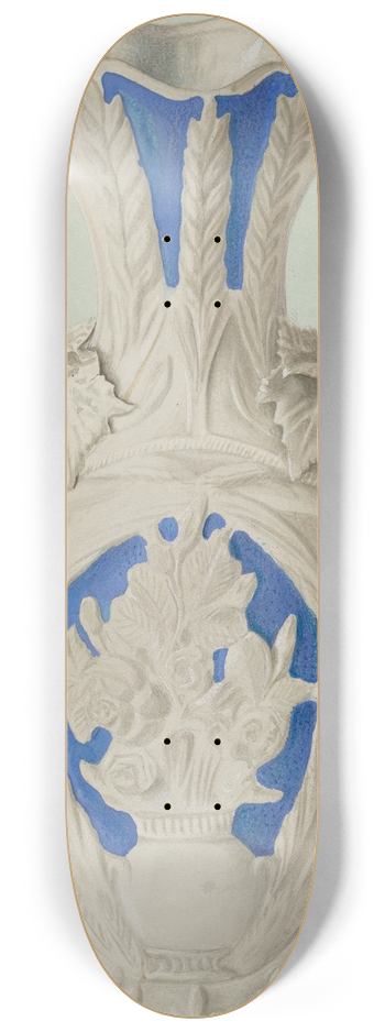 Herbert Gallager - Porcelain Vase 8.25 inch art skate deck