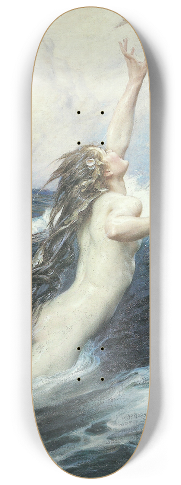 Herbert James Draper - Flying Fish 8.25 inch art skate deck