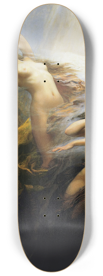 Herbert James Draper - The Mists Of The Mountains 8.25 inch art skate deck