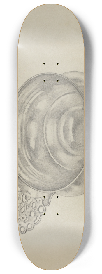 Herbert Russin - Silver Porringer 8.25 inch art skate deck