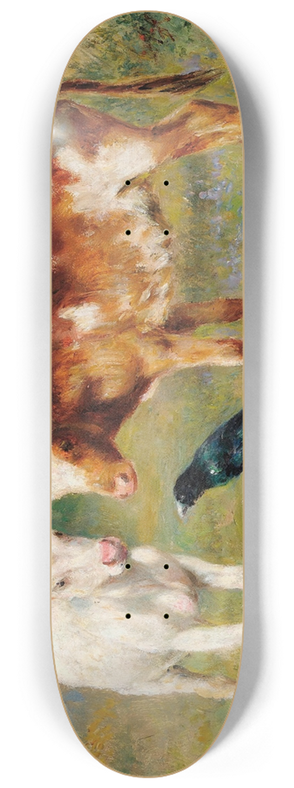 Herbert William Weekes - An unexpected guest 8.25 inch art skate deck
