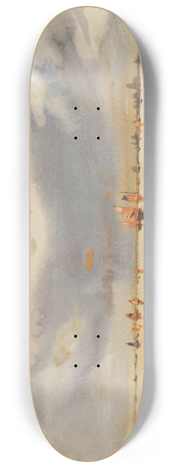 Hercules Brabazon Brabazon - Evening on the Lagoon, Venice 8.25 inch art skate deck