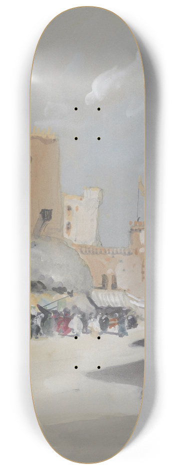 Hercules Brabazon Brabazon - Village on the Red Sea 8.25 inch art skate deck