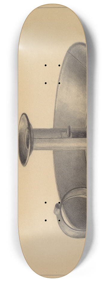 Herman Bader - Candlestick 8.25 inch art skate deck