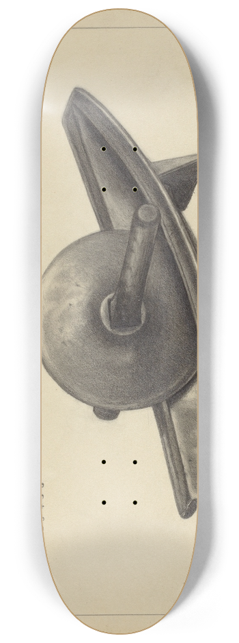 Herman Bader - Coffee Grinder 8.25 inch art skate deck