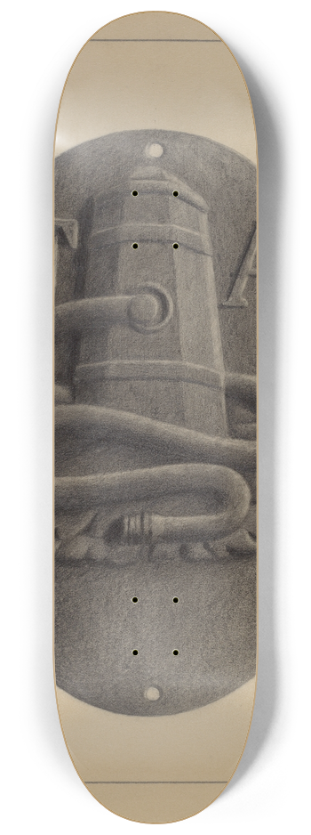 Herman Bader - Firemark 8.25 inch art skate deck