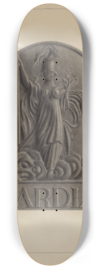 Herman Bader - Firemark 8.25 inch art skate deck