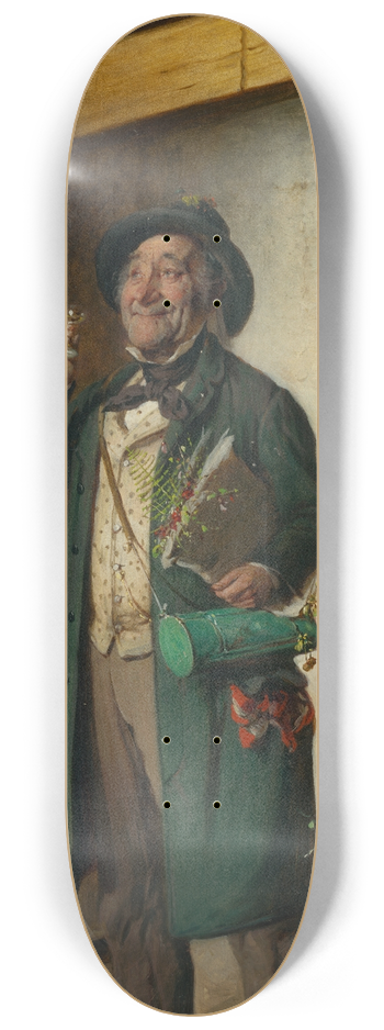 Hermann Kern - Botanists Dearest Flower 8.25 inch art skate deck