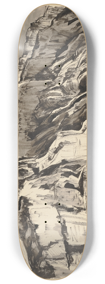 Hermann Lismann - Le Balze, Volterra 8.25 inch art skate deck