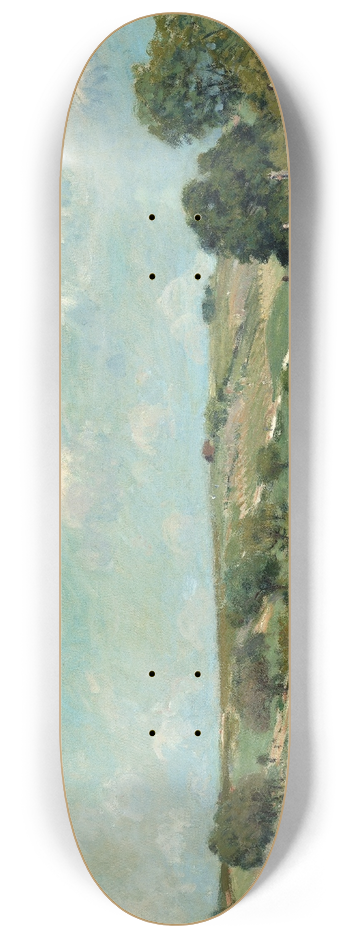 Alfred Sisley - Meadow 8.25 inch art skate deck