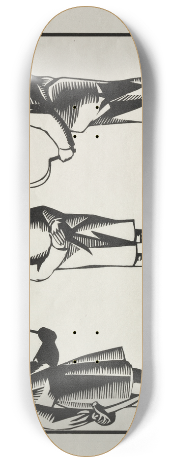 Hermann Paul - Moi! je tiens le sabre, et le goupillon; toi la faucille, le marteau et ler pastel. Cest la barbe 8.25 inch art skate deck