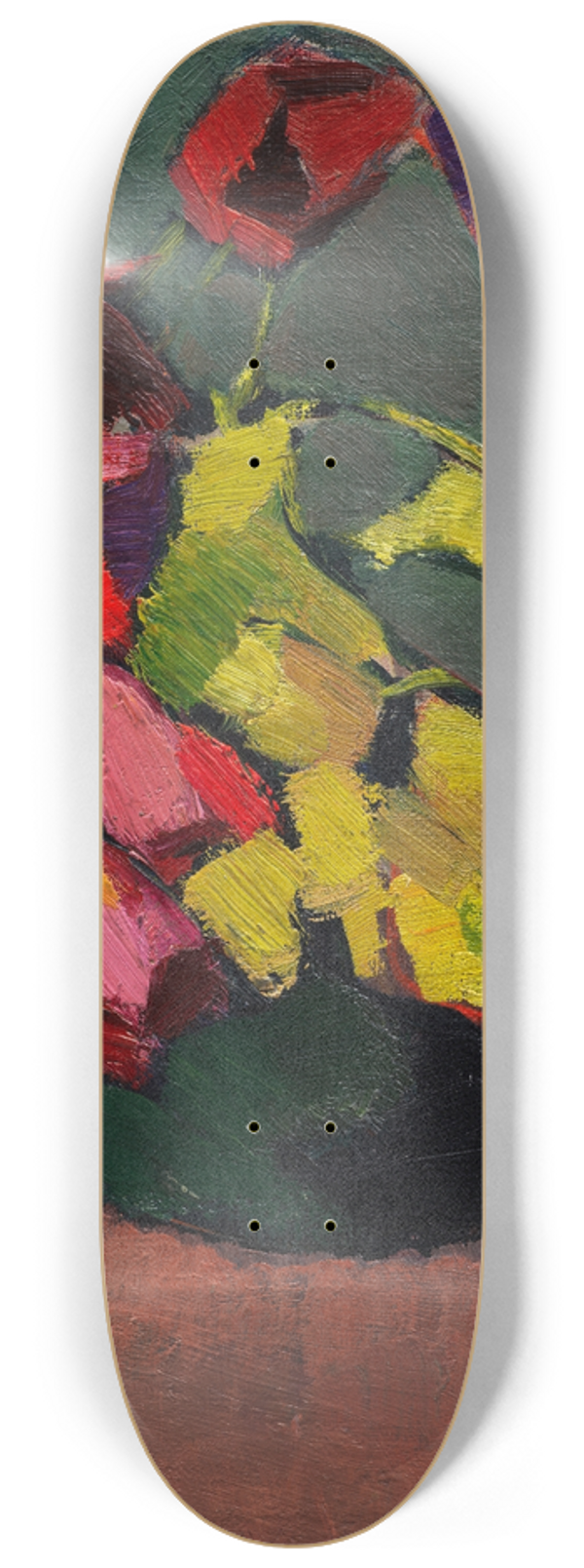 Hermann Stenner - Tulpen in grner Vase 8.25 inch art skate deck