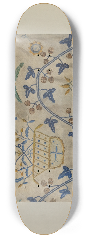 Herman O. Stroh - Embroidery 8.25 inch art skate deck